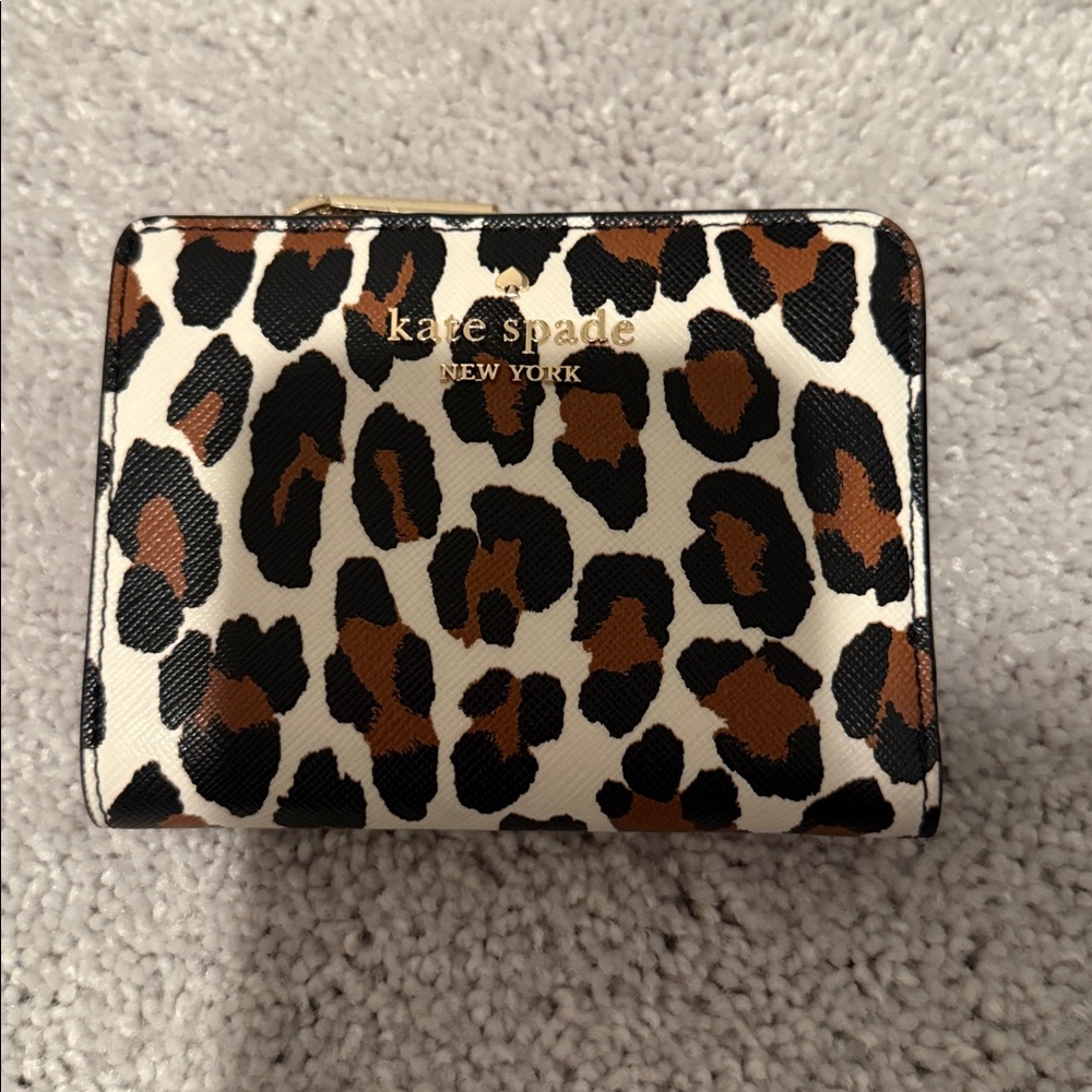 Kate Spade Brown and Black Leopard Wallet